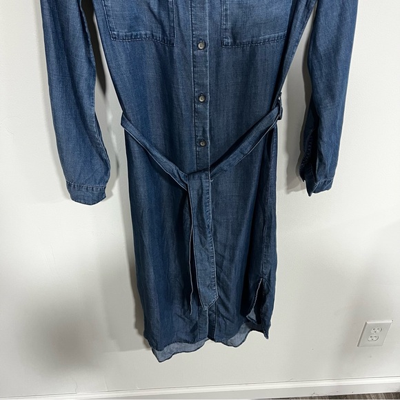 *NEW* Cloth & Stone x Evereve Curved Hem Shirt Dress - Picture 7 of 15